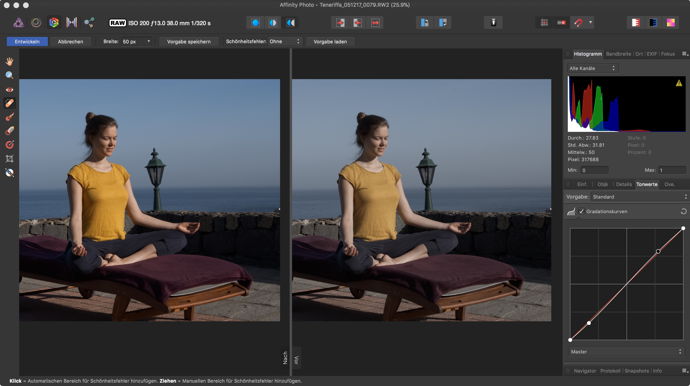 affinity photo raw support