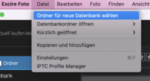 Excire Foto Neue Datenbank anlegen